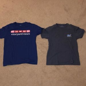 two boys vineyard vines t-shirts
